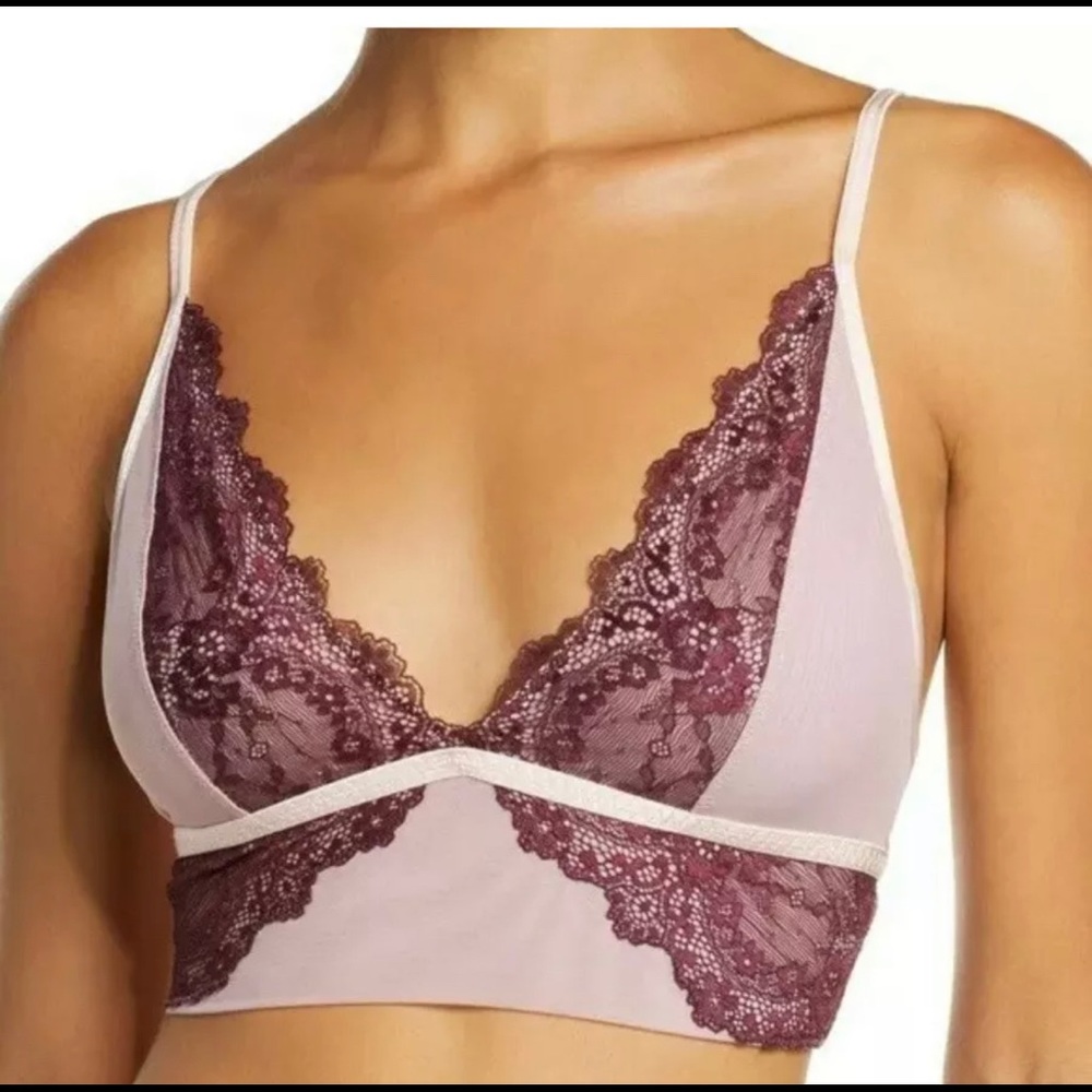 Free People Intimately Lea Soft Lace Trim Bralette